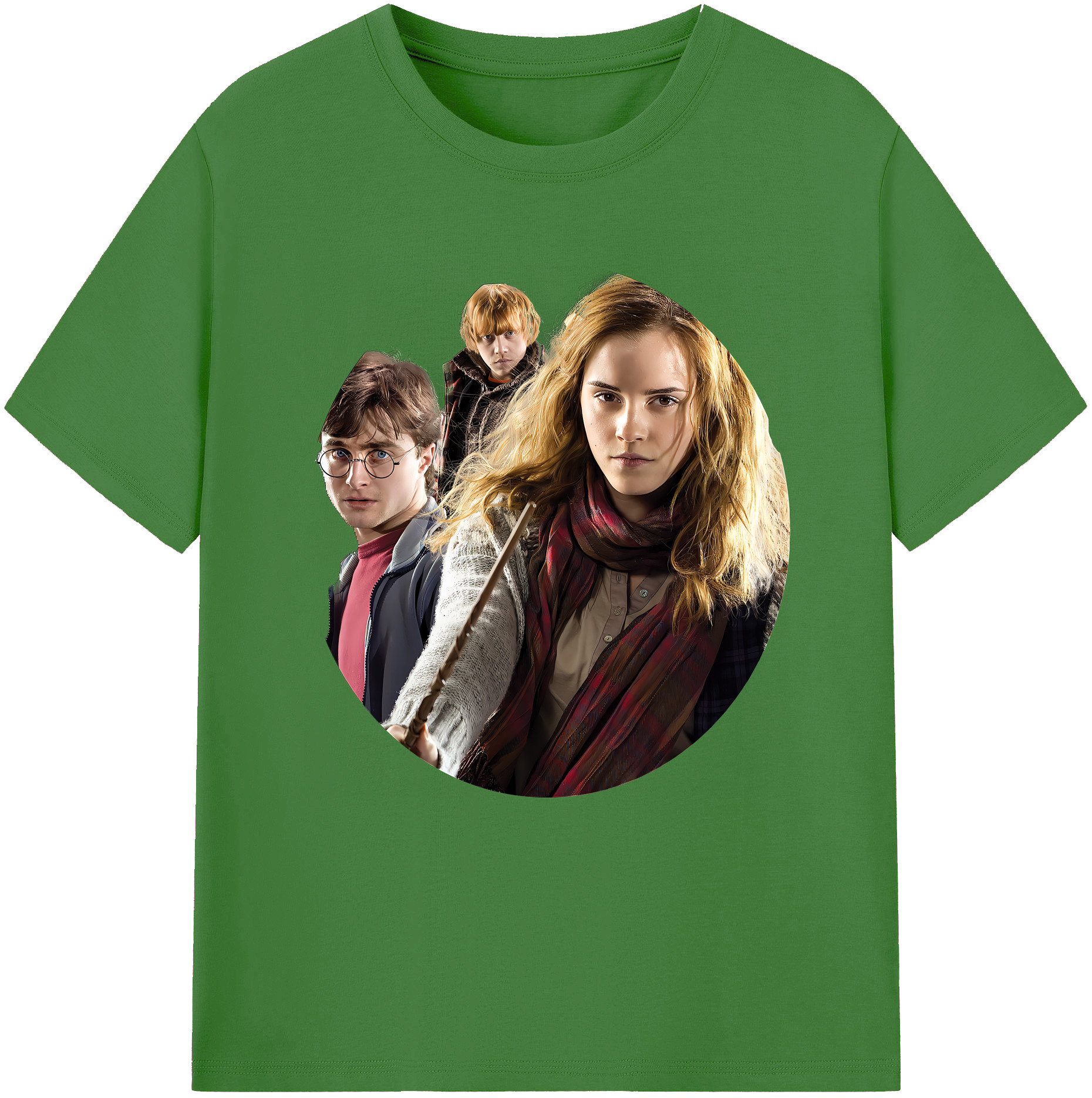 （画像用） Harry Potter ハリー・ポッターシリーズ レディースカジュアルプリントTシャツ（綿100％）